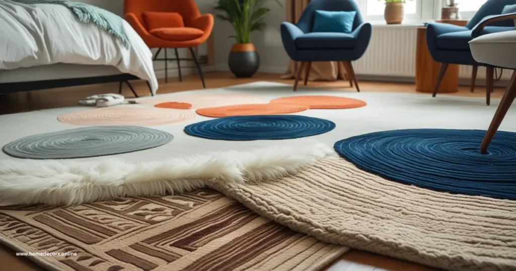 Add Soft Rugs for Warm Floors