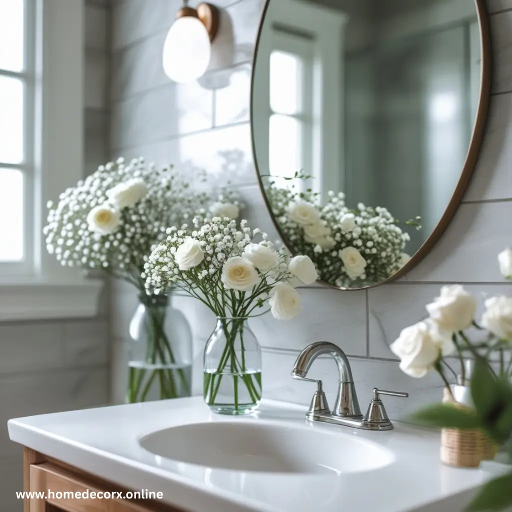 Best Flowers for Bathroom Decoration