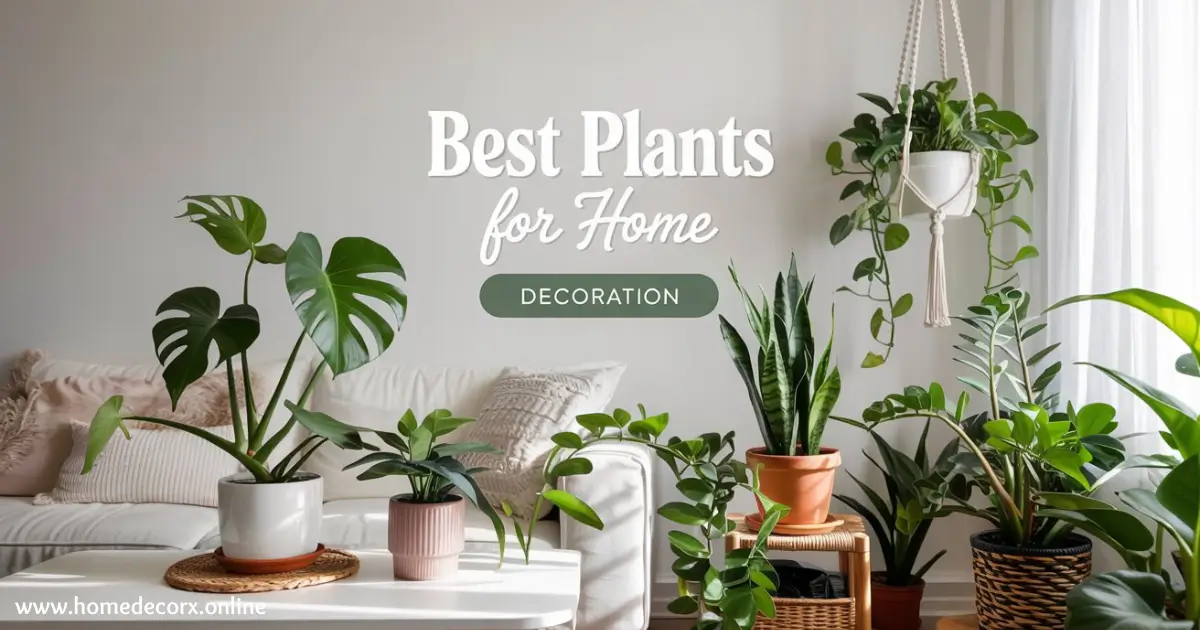 Best Plants for Home Decoration Top 10 Indoor Beauties