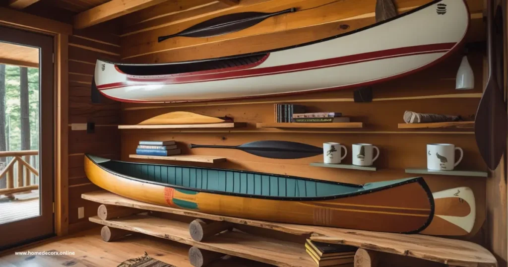 Canoe Decor and Cabin Style Homes