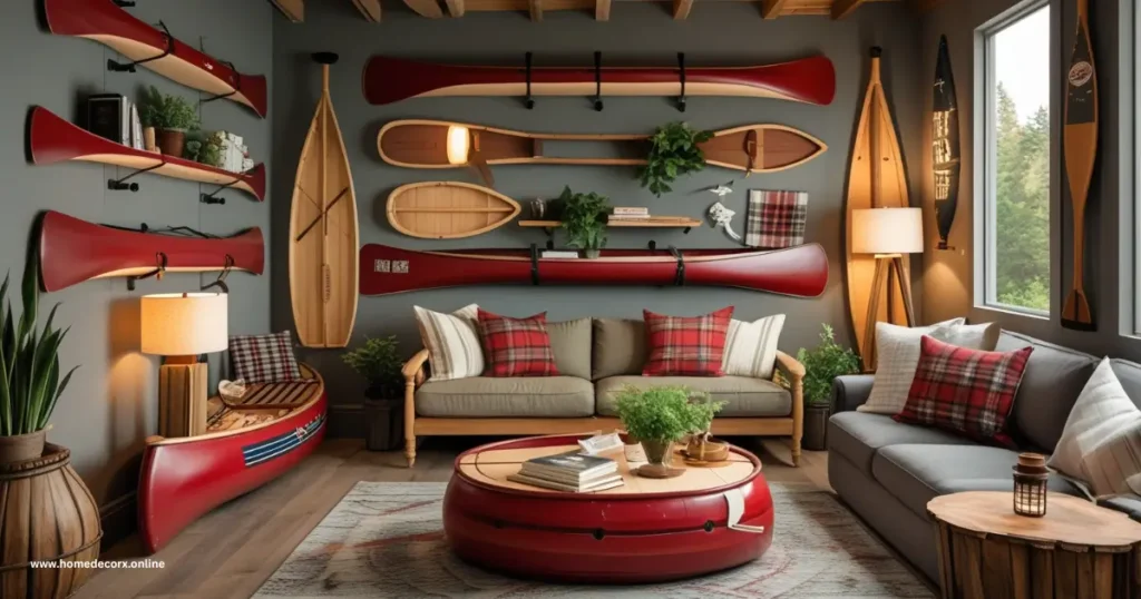 Canoe Decor for Living Rooms