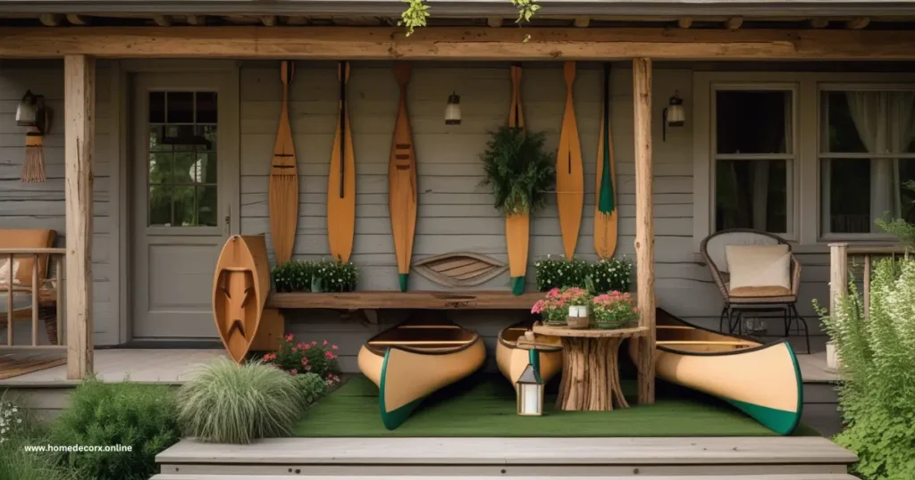 Canoe Decor for Outdoor Spaces