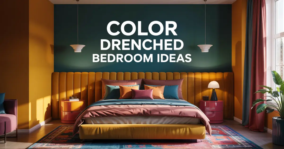 Color Drenched Bedroom Ideas