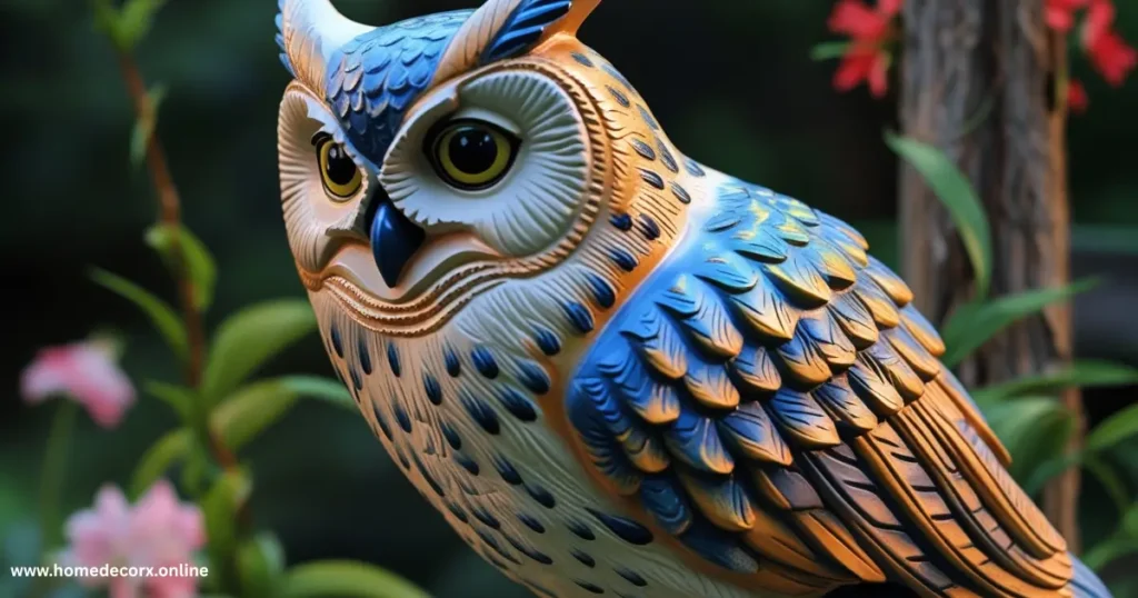 Easy DIY Garden Owl Decoys
