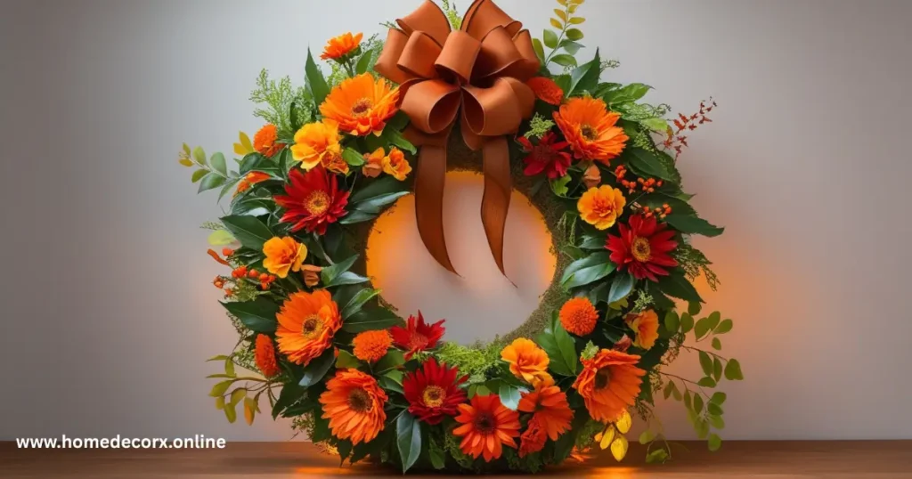 Floral Fall Wreath