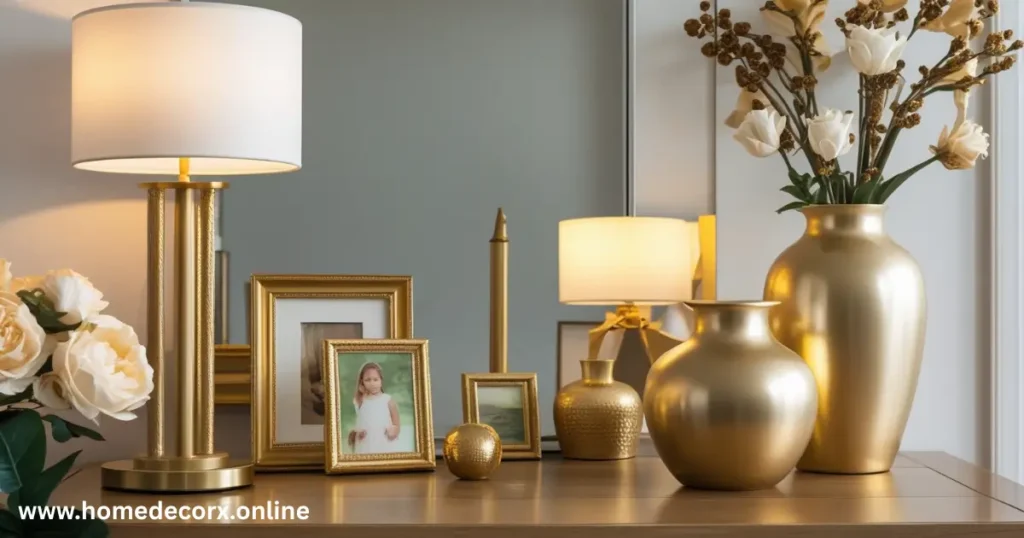Gold Decor for Small Homes