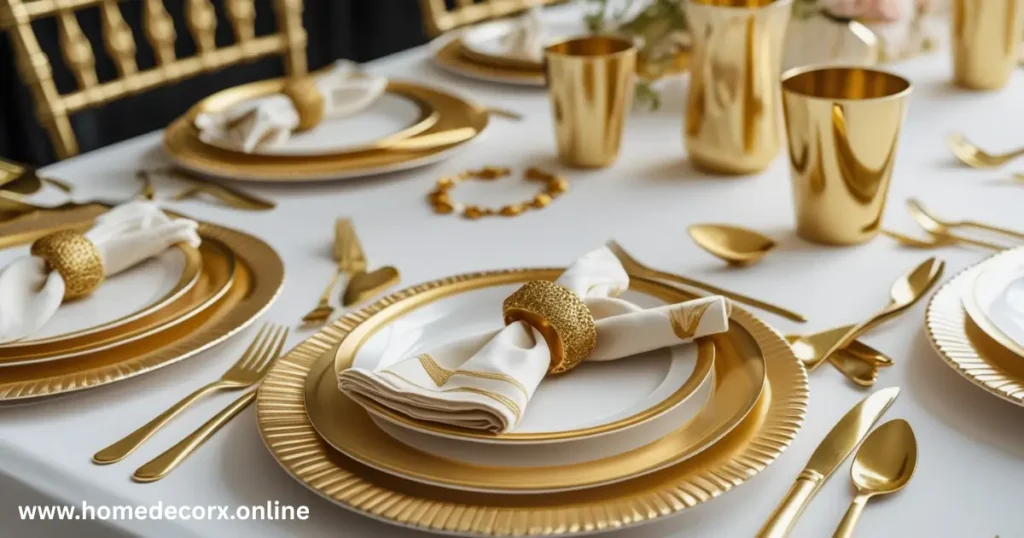 Gold Table Setup