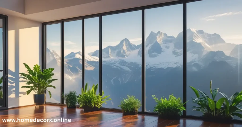 Large Windows for Stunning Mountain Views