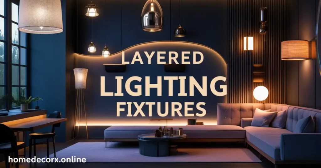Layered Lighting Fixtures
