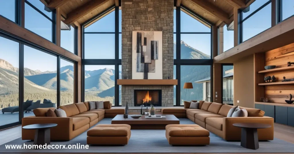 Modern Mountain Living Room