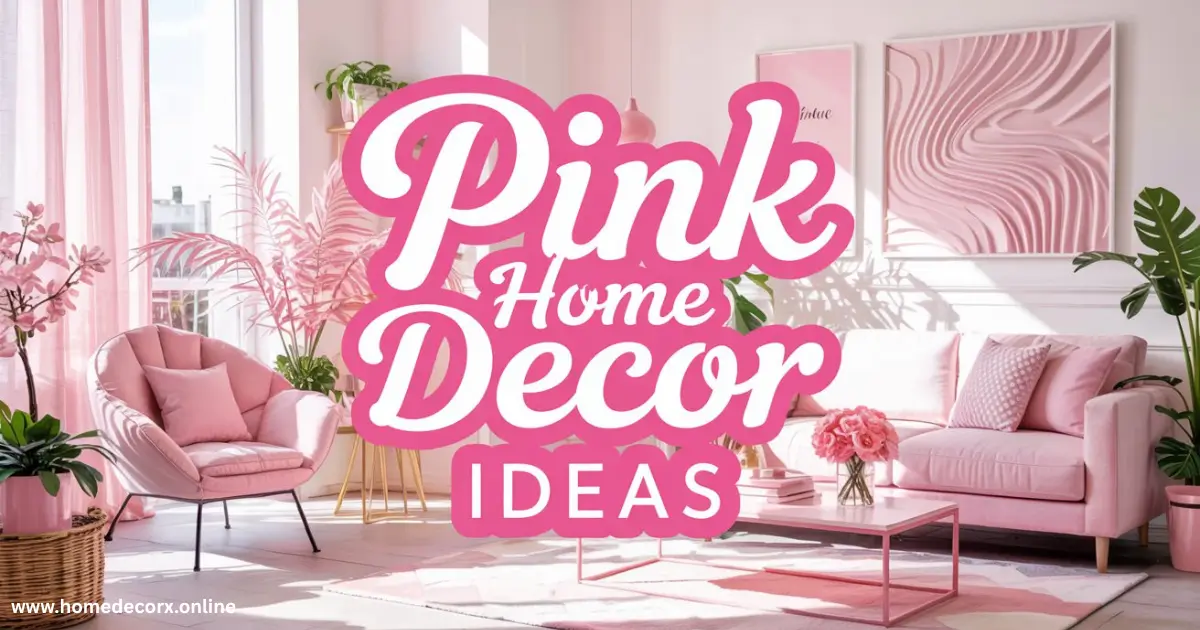 Pink Home Decor Ideas: 10 Chic Ways to Add Charm