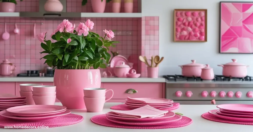 Pink Home Decor for Kitchens