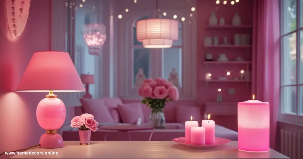 Pink Lighting for Cozy Homes
