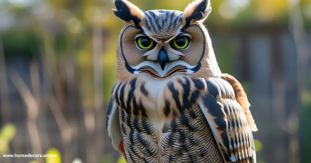 Realistic Owl Decoys for Gardens