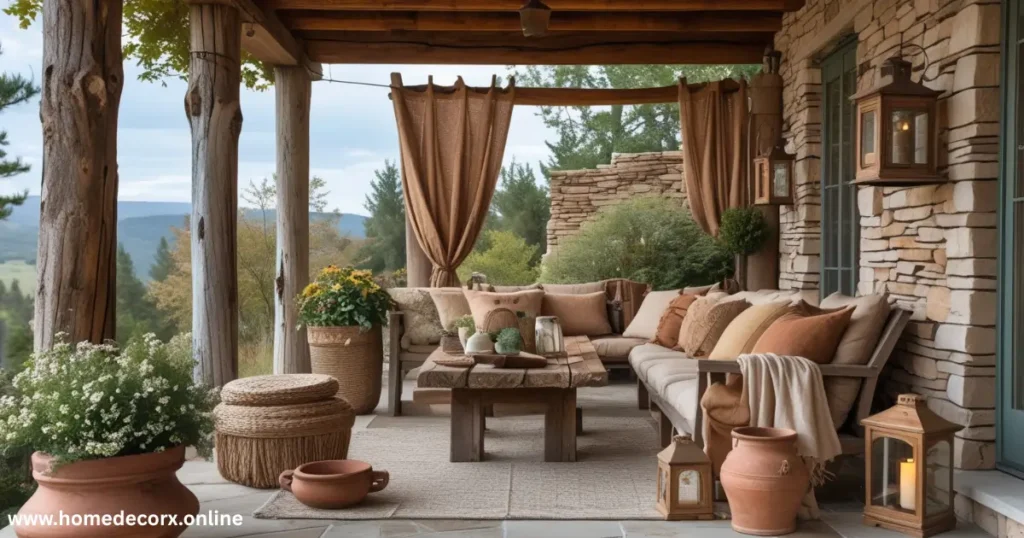 Rustic Patio Decor