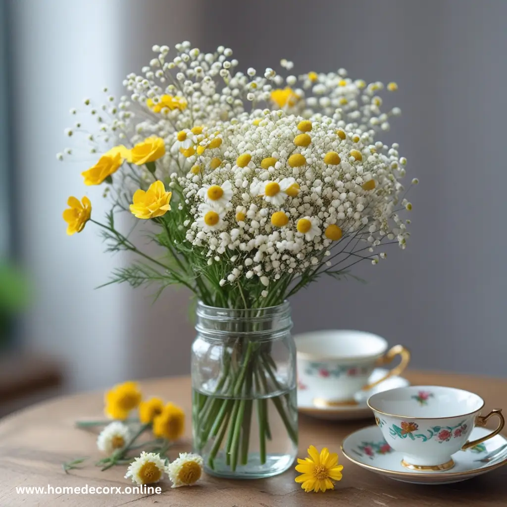 Small Flowers for Table Decoration