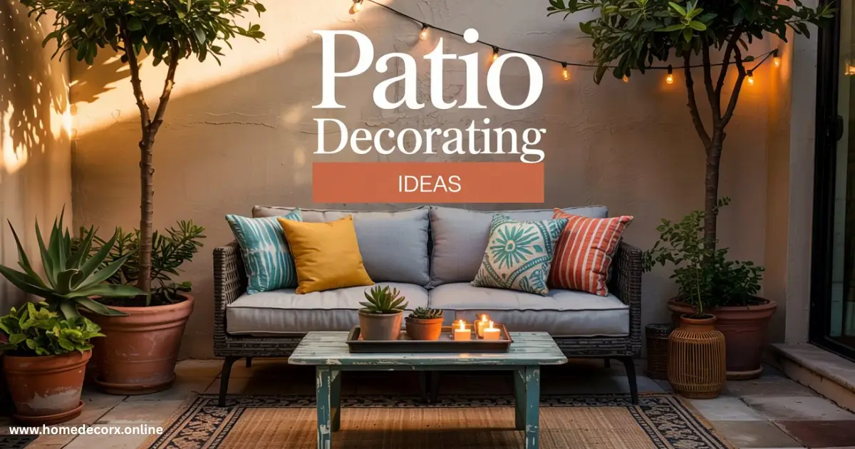 Patio Decorating Ideas