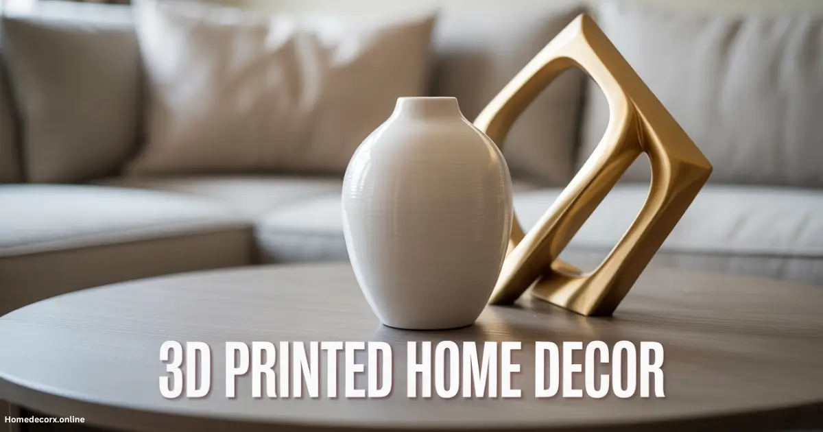 3D Printed Home Decor