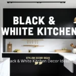 Black & White Kitchen Decor Ideas