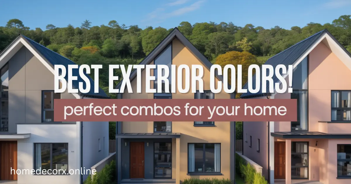 Colour Combination For Your House Exterior Painting