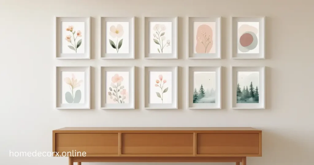 Decorate Walls With Simple Art