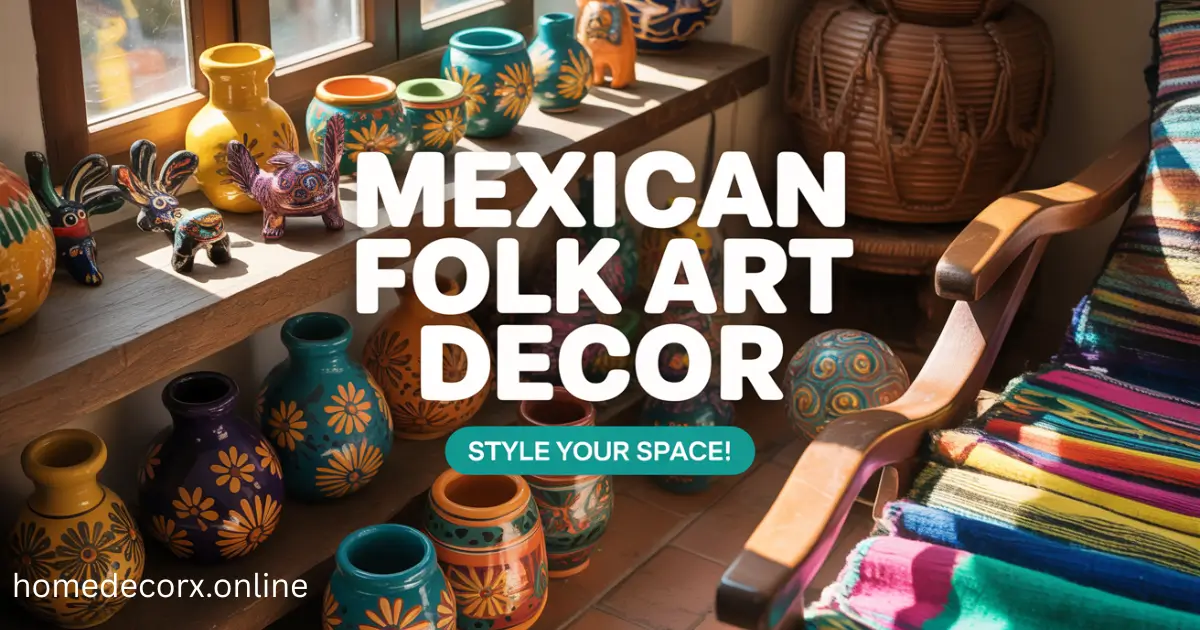 How to Style Your Home with Traditional Mexican Folk Art?