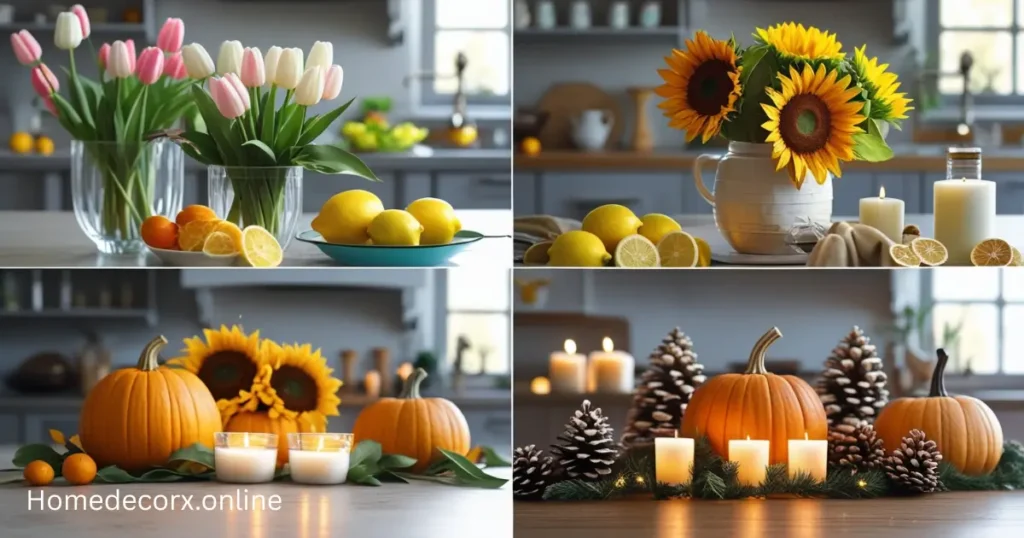 Seasonal Kitchen Island Decor Ideas 