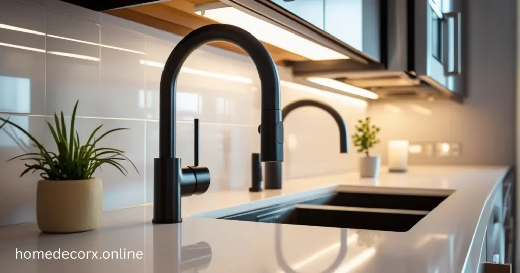 Stainless Steel and Matte Black Finishes